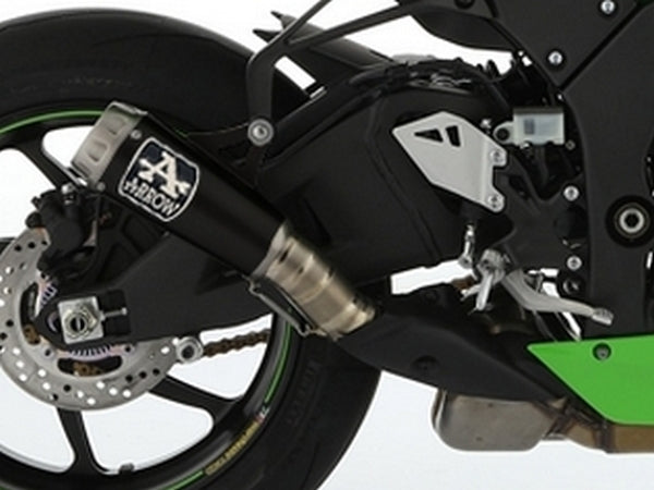 ARROW Kawasaki ZX10R/ZX10RR (2021+) Dark Steel Slip-on Exhaust