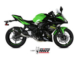 MIVV K.044 KAWASAKI NINJA 650 / Z 650 ( 2017 / 23 ) Full System High Exhaust "GP PRO" (carbon; approved) – Accessories in the 2WheelsHero Motorcycle Aftermarket Accessories and Parts Online Shop