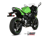 MIVV K.044 KAWASAKI NINJA 650 / Z 650 ( 2017 / 23 ) Full System High Exhaust "GP PRO" (carbon; approved) – Accessories in the 2WheelsHero Motorcycle Aftermarket Accessories and Parts Online Shop