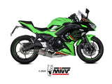 MIVV K.057 KAWASAKI NINJA 650 / Z 650 ( 2024+ ) Full System Exhaust "Oval" (titanium + carbon cap; approved) – Accessories in the 2WheelsHero Motorcycle Aftermarket Accessories and Parts Online Shop