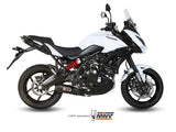 MIVV K.041 KAWASAKI VERSYS 650 ( 2015 / 20 ) Full System Exhaust "Oval" (carbon + cap; approved) – Accessories in the 2WheelsHero Motorcycle Aftermarket Accessories and Parts Online Shop