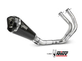 MIVV K.044 KAWASAKI NINJA 650 / Z 650 ( 2017 / 23 ) Full System Exhaust "Delta Race" (black; approved) – Accessories in the 2WheelsHero Motorcycle Aftermarket Accessories and Parts Online Shop