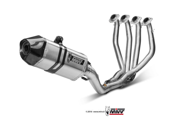 MIVV X.KA.0001 KAWASAKI ZX-6 R ( 2009 / 16 ) Full System Exhaust (stainless steel; not approved) – Accessories in the 2WheelsHero Motorcycle Aftermarket Accessories and Parts Online Shop