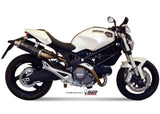 MIVV D.023 Ducati Monster 696 (08/14) Dual Slip-on Exhaust "GP" (carbon; approved) – Accessories in the 2WheelsHero Motorcycle Aftermarket Accessories and Parts Online Shop