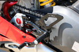 PE406 - CNC RACING Ducati Panigale V4 (2018+) Adjustable Rearset "RPS"