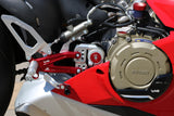 PE406PR - CNC RACING Ducati Panigale V4 (2018+) Adjustable Rearset "RPS" (Pramac Racing edition)
