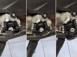 PEA22 - CNC RACING Ducati Hypermotard 698 Mono (2024+) Footpegs Adapters (pilot)