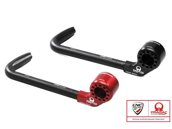 PL200PR - CNC RACING Ducati Monster / Streetfighter V2 (2021+) Racing Clutch Lever Guard (Pramac edition; including adapter)