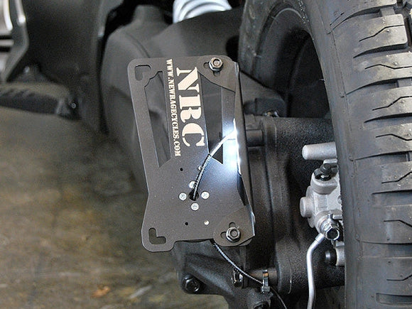 NEW RAGE CYCLES Can-Am Ryker Side Mount License Plate (2 Position)