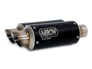 ARROW 71552GPI Ducati Hypermotard 950 (2019+) Dark Inox Slip-on Exhaust "GP2" – Accessories in the 2WheelsHero Motorcycle Aftermarket Accessories and Parts Online Shop