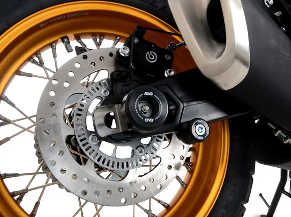 SP0103 - R&G RACING Moto Morini X CAPE 649 / Seiemmezzo SCR (2021+) Rear Wheel Sliders (swingarm)