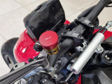 TF885 - CNC RACING Ducati / MV Agusta Clutch Fluid Tank Cap "Streaks" (M34x4)