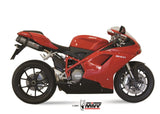 MIVV UD.021 Ducati 848 (07/13) Dual Slip-on Underseat Exhaust "Suono" (stainless steel; approved) – Accessories in the 2WheelsHero Motorcycle Aftermarket Accessories and Parts Online Shop