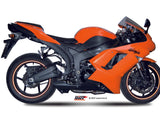 MIVV UK.019 KAWASAKI ZX-6 R ( 2007 - 08 ) Slip-on Underseat Exhaust "Suono" (black; approved) – Accessories in the 2WheelsHero Motorcycle Aftermarket Accessories and Parts Online Shop