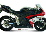MIVV UY.027 YAMAHA YZF 1000 R1 (2007 - 2008) Underseat Dual Slip-on Exhaust "SUONO" (Black; approved) – Accessories in the 2WheelsHero Motorcycle Aftermarket Accessories and Parts Online Shop
