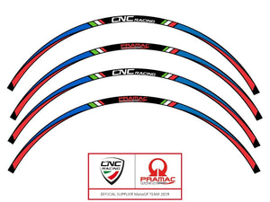 CNC RACING WK003PR Wheel Stripes Kit (17'', Pramac edition)