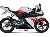 MIVV Y.030 YAMAHA YZF R125 (2008 - 2013) Full System Exhaust "GP" (Black; approved) – Accessories in the 2WheelsHero Motorcycle Aftermarket Accessories and Parts Online Shop