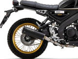 ARROW 71948RBN+51019MI Yamaha XSR125 (2022+) Steel Full Exhaust System "Competition Evo Pista" – Accessories in the 2WheelsHero Motorcycle Aftermarket Accessories and Parts Online Shop