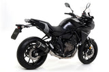 ARROW 71655MI+71817AON Yamaha MT07 (2014+) Aluminum Full Exhaust System "Competition Evo Pista" (racing)