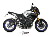 MIVV Y.060 YAMAHA MT-09 / SP / FZ-09 (2013 - 2020) Full System Exhaust "X-M1" (Black; approved) – Accessories in the 2WheelsHero Motorcycle Aftermarket Accessories and Parts Online Shop