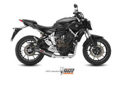MIVV Y.044 YAMAHA MT-07 / FZ-07 (2014 - ) Full System Exhaust "OVAL" (Carbon + Carbon Cap; not approved) – Accessories in the 2WheelsHero Motorcycle Aftermarket Accessories and Parts Online Shop
