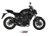 MIVV Y.045 YAMAHA MT-07 / FZ-07 (2014 - ) Full System High Exhaust "DELTA RACE" (Black; approved) – Accessories in the 2WheelsHero Motorcycle Aftermarket Accessories and Parts Online Shop