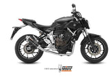 MIVV Y.045 YAMAHA MT-07 / FZ-07 (2014 - ) Full System High Exhaust "GP" (Black; approved) – Accessories in the 2WheelsHero Motorcycle Aftermarket Accessories and Parts Online Shop
