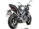 MIVV Y.047 YAMAHA MT-125 / YZF R125 (2014 - ) Full System Exhaust "Suono" (Black; approved) – Accessories in the 2WheelsHero Motorcycle Aftermarket Accessories and Parts Online Shop