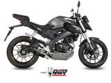 MIVV Y.047 YAMAHA MT-125 / YZF R125 (2014 - 2019) Full System Exhaust "GP" ( Black + Carbon Cap; approved) – Accessories in the 2WheelsHero Motorcycle Aftermarket Accessories and Parts Online Shop