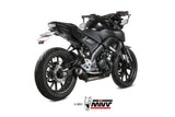 MIVV Y.067 YAMAHA MT-125 / YZF R125 (2020 - ) Full System Exhaust "X-M1" (Black; approved) – Accessories in the 2WheelsHero Motorcycle Aftermarket Accessories and Parts Online Shop