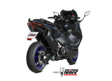 MIVV Y.073 YAMAHA T-MAX 560 (2022 - ) Full System Exhaust "SR-1" (BLACK Titanium; approved) – Accessories in the 2WheelsHero Motorcycle Aftermarket Accessories and Parts Online Shop