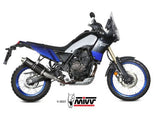 MIVV Y.064 YAMAHA TENERE' 700 (2019 - ) SLIP-ON Exhaust "OVAL" (Black Titanium; approved) – Accessories in the 2WheelsHero Motorcycle Aftermarket Accessories and Parts Online Shop
