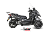 MIVV MV.YA.0006 YAMAHA TRICITY 300 (2021 - ) Slip On Exhaust "MOVER" (Black; approved) – Accessories in the 2WheelsHero Motorcycle Aftermarket Accessories and Parts Online Shop