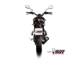 MIVV Y.075 YAMAHA XSR 125 (2022 -) Full System Exhaust "HR-1" (ALUMINIUM BACKPLATE; approved) – Accessories in the 2WheelsHero Motorcycle Aftermarket Accessories and Parts Online Shop