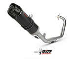 MIVV Y.030 YAMAHA YZF R125 (2008 - 2013) Full System Exhaust "GP" (Black + Carbon Cap; approved) – Accessories in the 2WheelsHero Motorcycle Aftermarket Accessories and Parts Online Shop