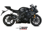 MIVV Y.063 YAMAHA YZF 600 R6 (2017 - 2021) SLIP-ON Exhaust "MK3" (Carbon; approved) – Accessories in the 2WheelsHero Motorcycle Aftermarket Accessories and Parts Online Shop