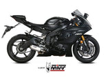MIVV Y.063 YAMAHA YZF 600 R6 (2017 - 2021) SLIP-ON Exhaust "MK3" (Stainless Steel; approved) – Accessories in the 2WheelsHero Motorcycle Aftermarket Accessories and Parts Online Shop
