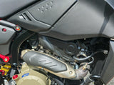 ZA275 - CNC RACING Ducati Hypermotard 698 Mono (2024+) Carbon Exhaust Pipe Front Heat Guard