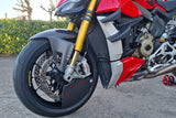 ZA750 - CNC RACING Ducati Streetfighter / Panigale V2 / V4 Carbon Front Brake Cooling System