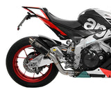 ARROW 71520GPI Aprilia RSV4 (15/16) Dark Steel Slip-on Exhaust "GP2" – Accessories in the 2WheelsHero Motorcycle Aftermarket Accessories and Parts Online Shop