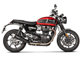 AKRAPOVIC S-T12SO2-HCQTBL Triumph Speed Twin / Thruxton RS (2020+) Slip-On Exhaust (titanium) – Accessories in the 2WheelsHero Motorcycle Aftermarket Accessories and Parts Online Shop