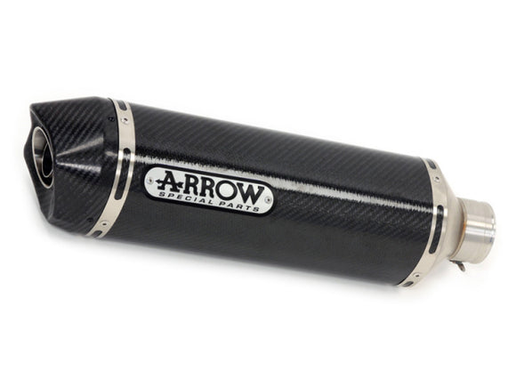 ARROW 73510AKN Peugeot Metropolis 400 (2013+) Dark Aluminum Slip-on Exhaust 