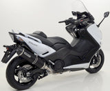 ARROW 71457MI+73507AKN Yamaha TMAX 530 (2012+) Aluminum Full Exhaust System "Competition Evo Pista" (racing)