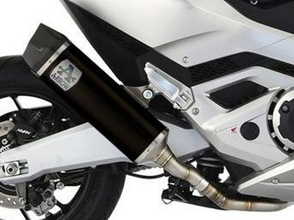 ARROW 73518AKN Honda Forza 750 (2021+) Dark Aluminum Slip-on Exhaust 