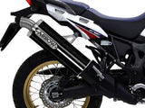 ARROW 72621AON Honda Africa Twin Adventure Sport (2018+) Dark Aluminum Slip-on Exhaust "Maxi Race Tech" – Accessories in the 2WheelsHero Motorcycle Aftermarket Accessories and Parts Online Shop