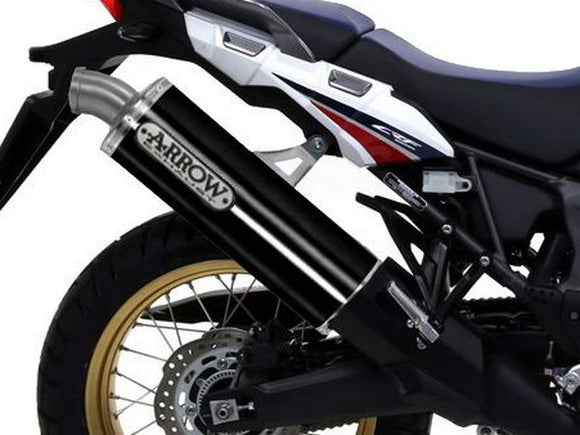 ARROW 72621AON Honda CRF1000L Africa Twin (2016+) Dark Aluminum Slip-on Exhaust 