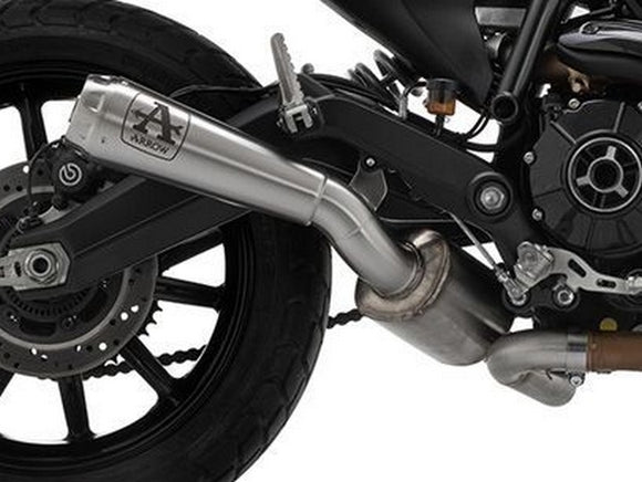 ARROW 71951PRI Ducati Scrambler 800 (2021+) Steel Slip-on Exhaust 