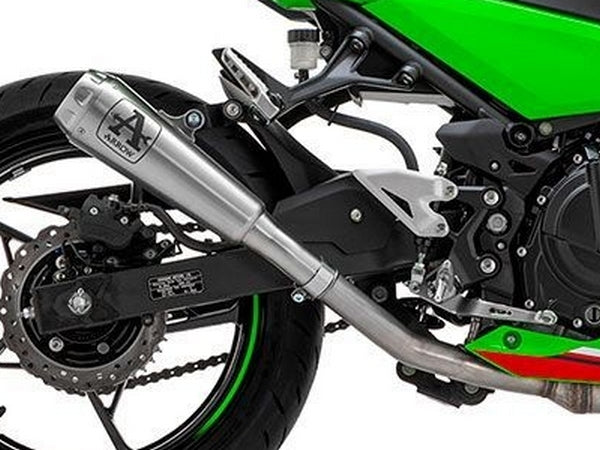 ARROW Kawasaki Ninja 400 (2023+) Steel Slip-on Exhaust – 2Wheels Hero