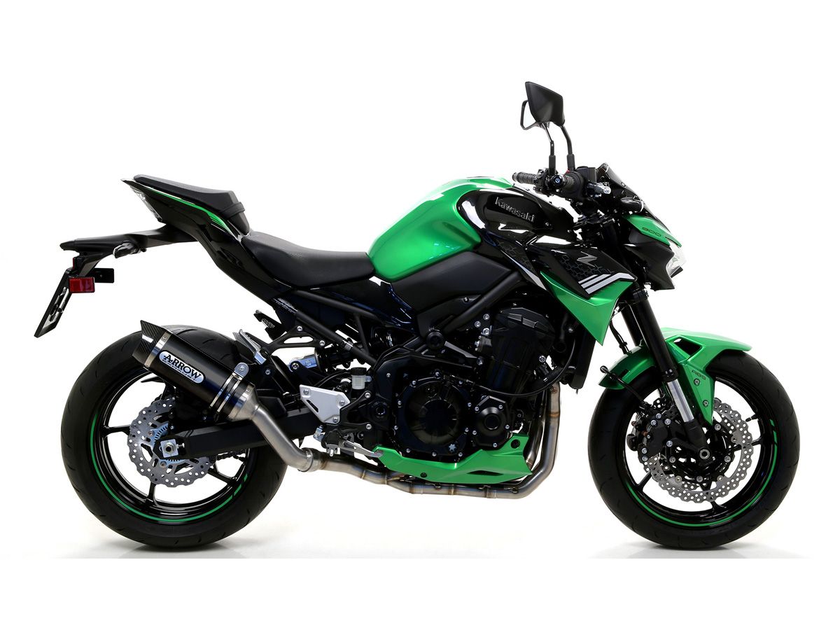 翔 ARROW Kawasaki Z900 (2020+) Dark Aluminum Slip-on Exhaust