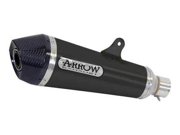 ARROW 71635MI+71502XKN BMW Rninet (2014+) Dark Steel Alloy Slip-on Exhaust 